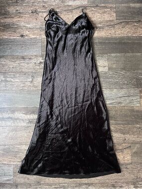 Victoria secret Elegant Black Slip Dress with V-Neck